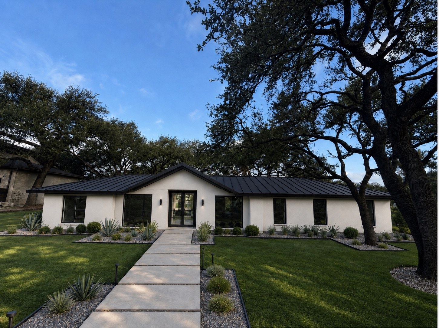 West Rim exterior, a reimagined 1971 Northwest Hills residence in Austin